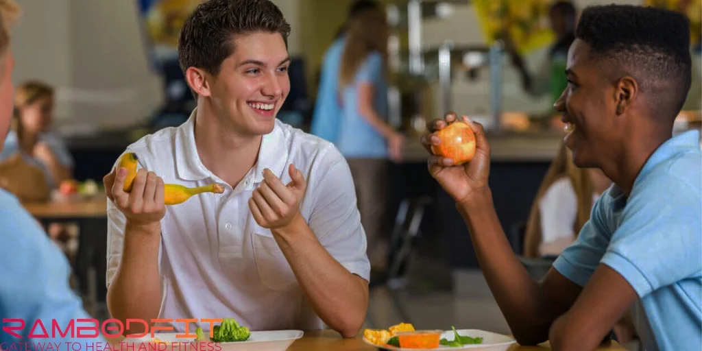 healthy diet in busy teens/school