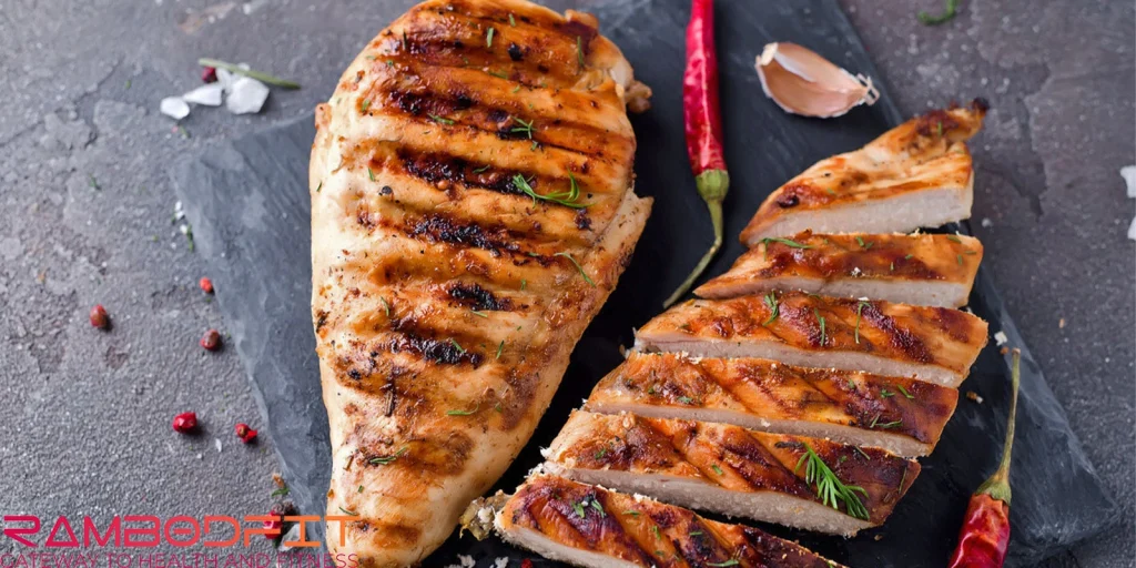 Chicken Breast For Muscle Growth/slices