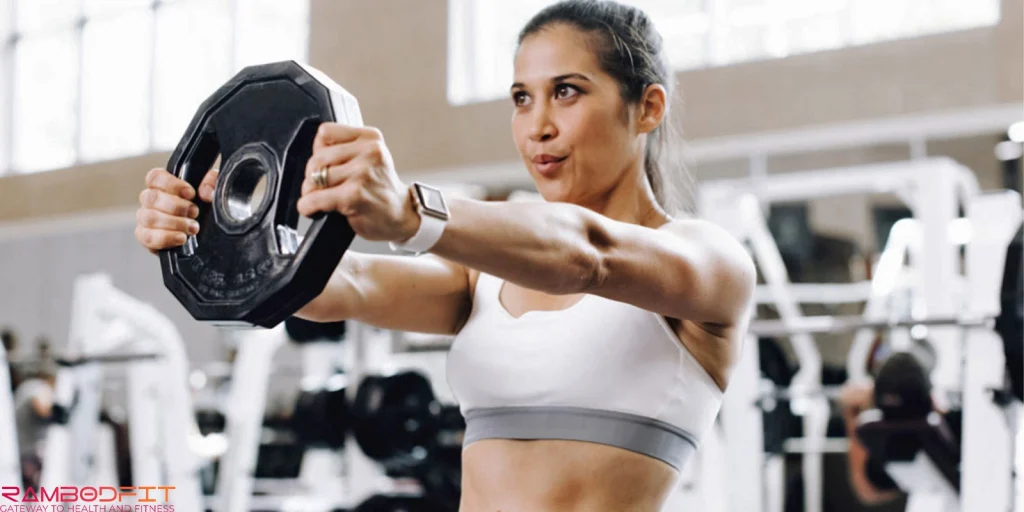 Non-Steroidal Muscle Building/plate front raise