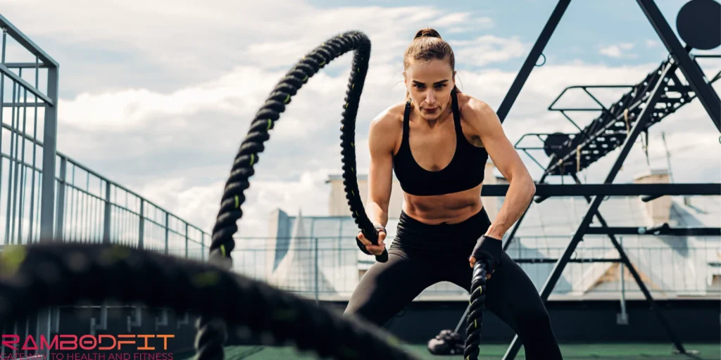 Bro Split Workout Routine/rope